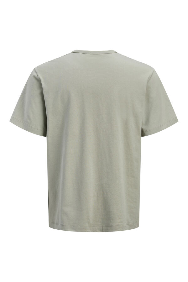 Jack & Jones T-shirt manga curta em algod&atilde;o verde