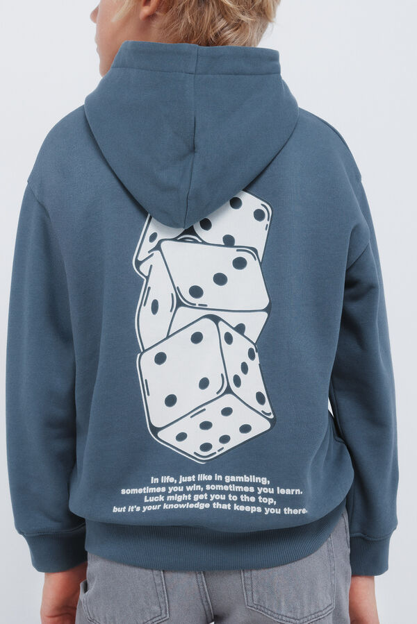 Springfield Kids Sweatshirt Capuz para meninos azul