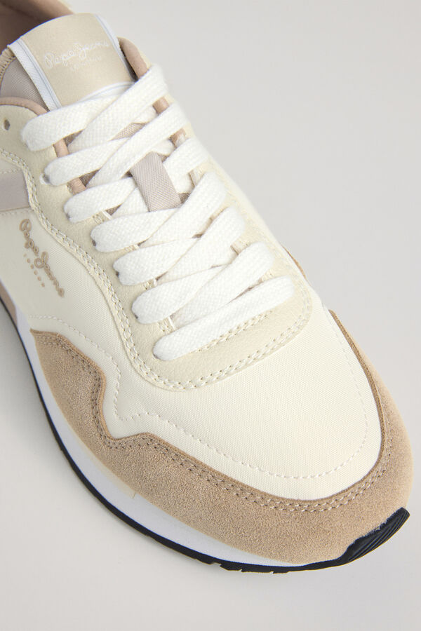 Pepe Jeans Sapatilhas estilo running bege