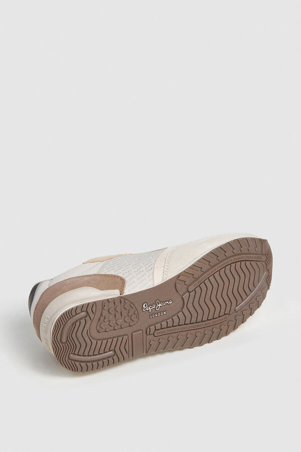 Pepe Jeans Zapatillas Running Logo Estampado beige