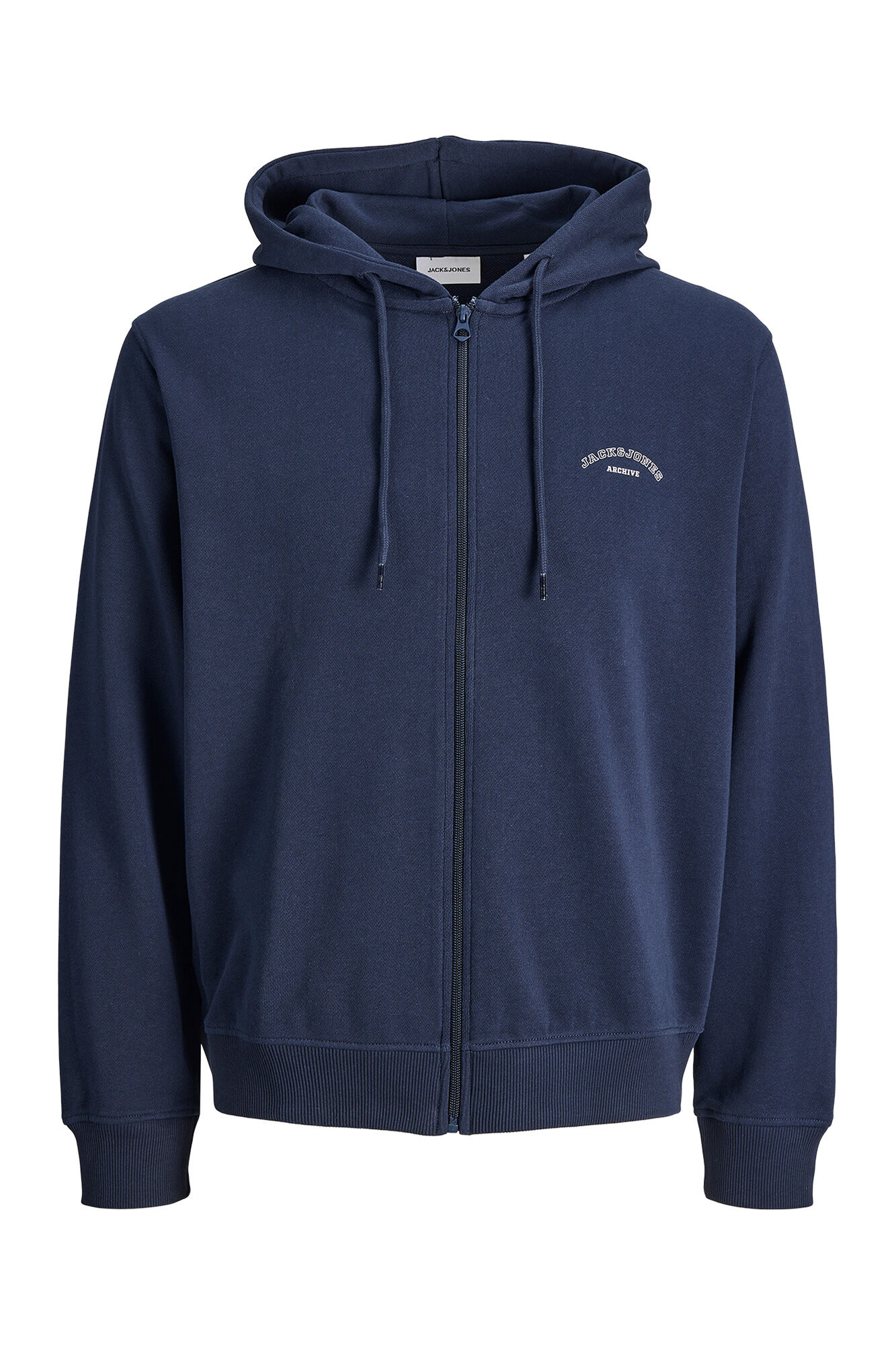 Jack & Jones PLUS Sweatshirt b&aacute;sica com fecho-&eacute;clair