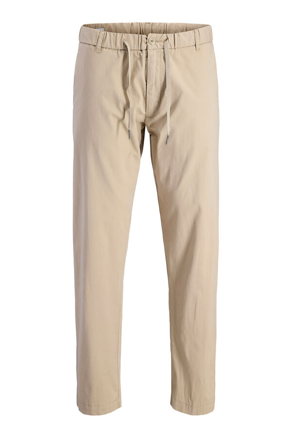 Jack & Jones Calças estilo chino cinzento