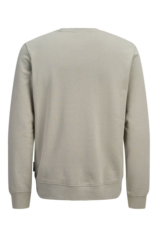 Jack & Jones Sweatshirt logo grande cinzento
