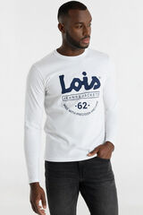 Lois T-shirt manga comprida branco