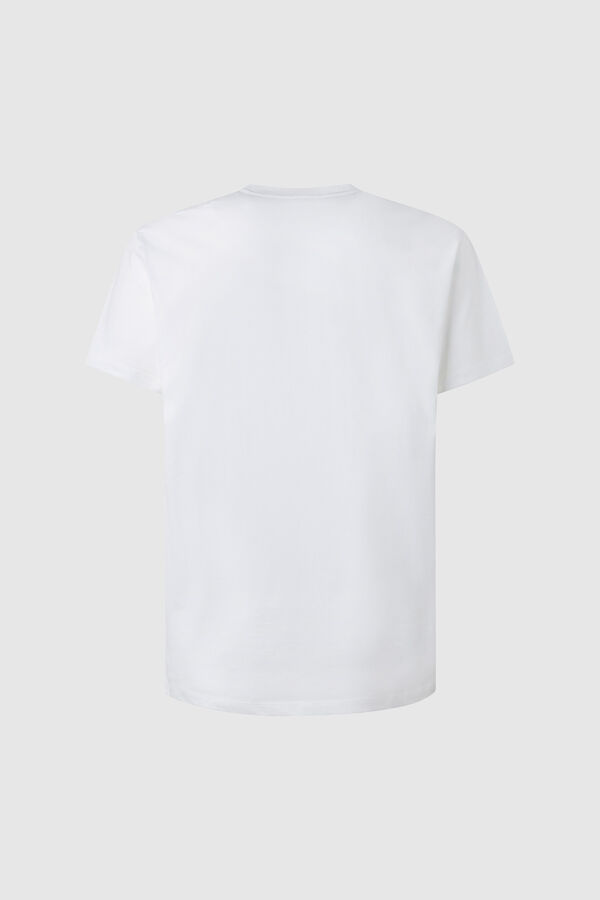 Pepe Jeans T-shirt de manga curta com logo branco