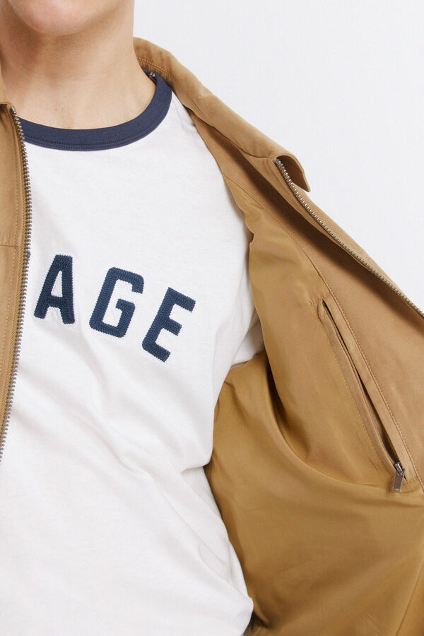 Springfield Blus&atilde;o efeito camur&ccedil;a camel