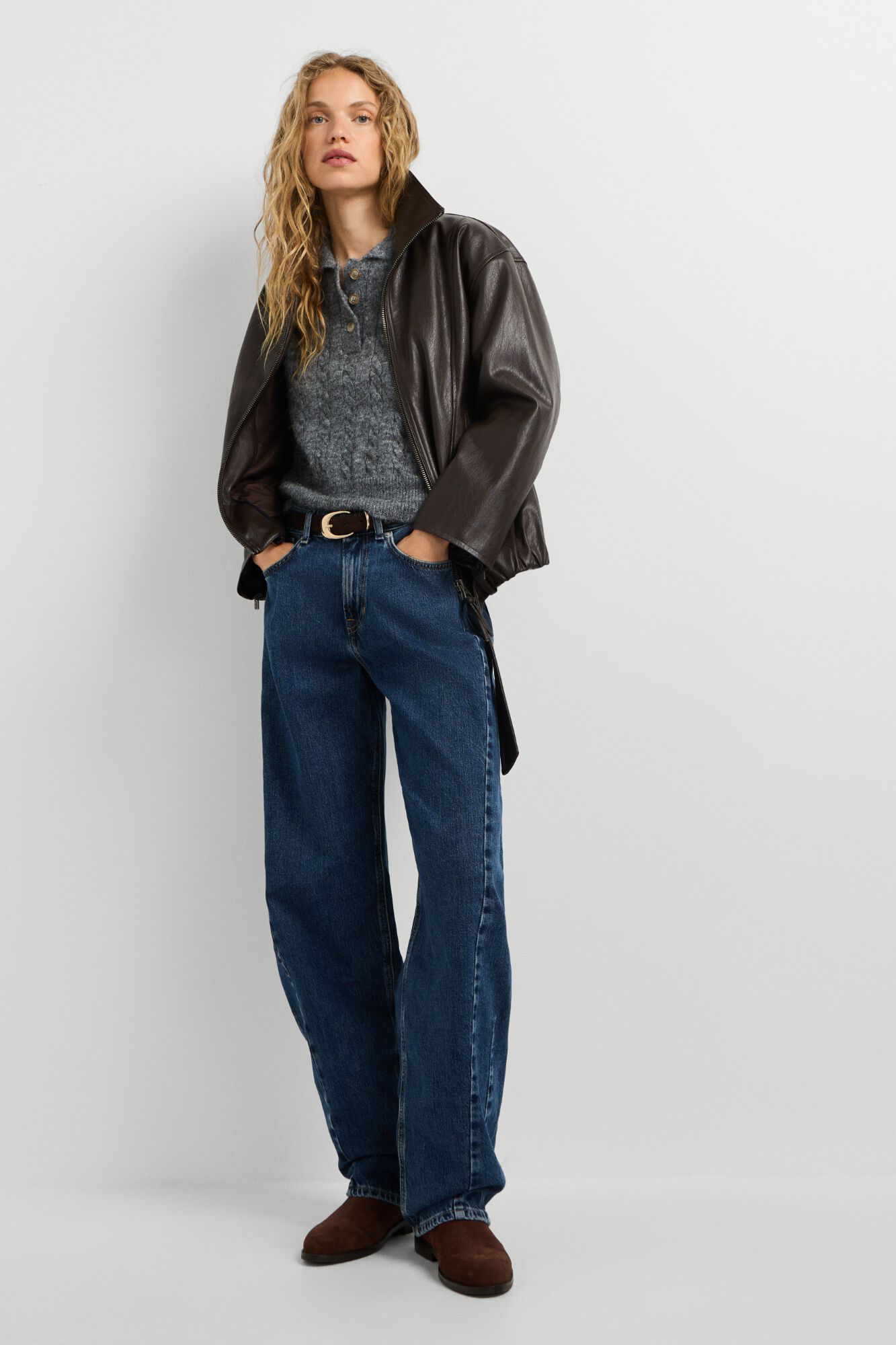 Pepe Jeans Jeans bal&atilde;o de cintura m&eacute;dia