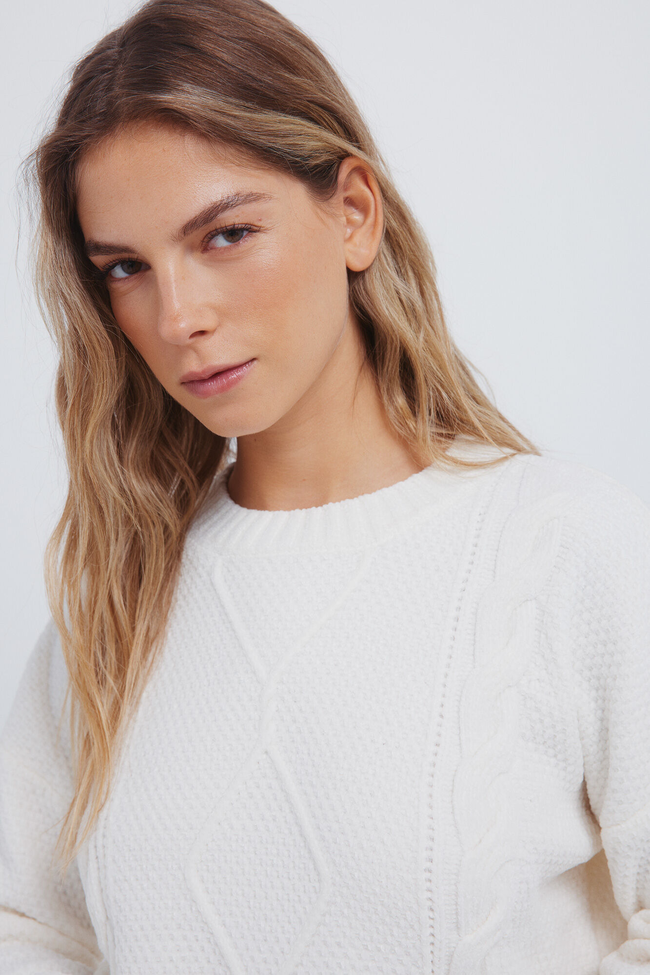 Springfield Jersey chenilla cable knit