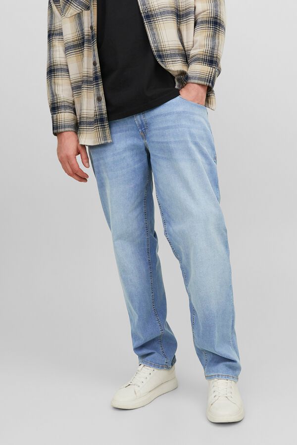Jack & Jones PLUS Jeans retos cinco bolsos azul