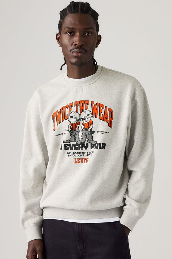 Sudadera cuello redondo