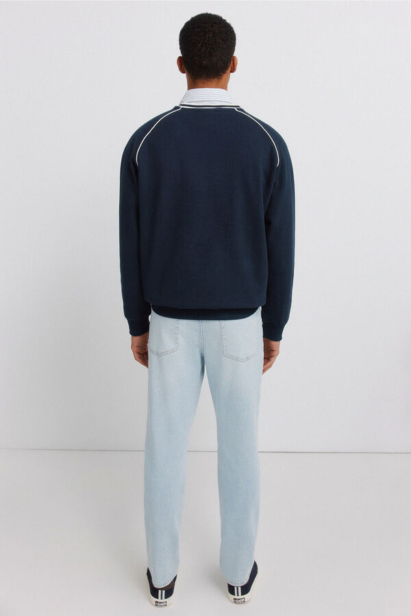 Springfield Jeans ultraleve lavagem clara slim fit azul