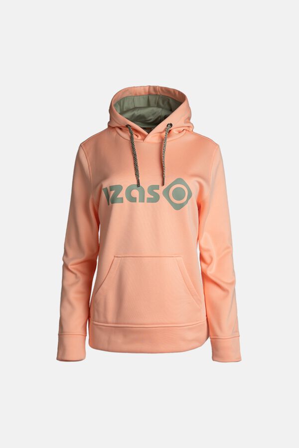 Izas Sweatshirt com capuz borgonha