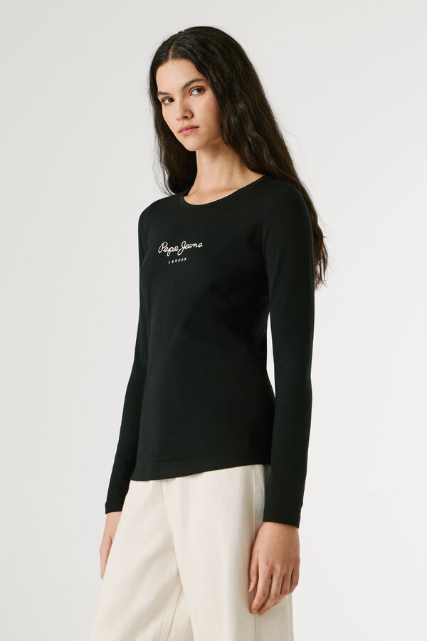 Pepe Jeans Short sleeve slim fit T-shirt black