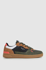 Pepe Jeans Zapatilla retro Kore Skate kaki