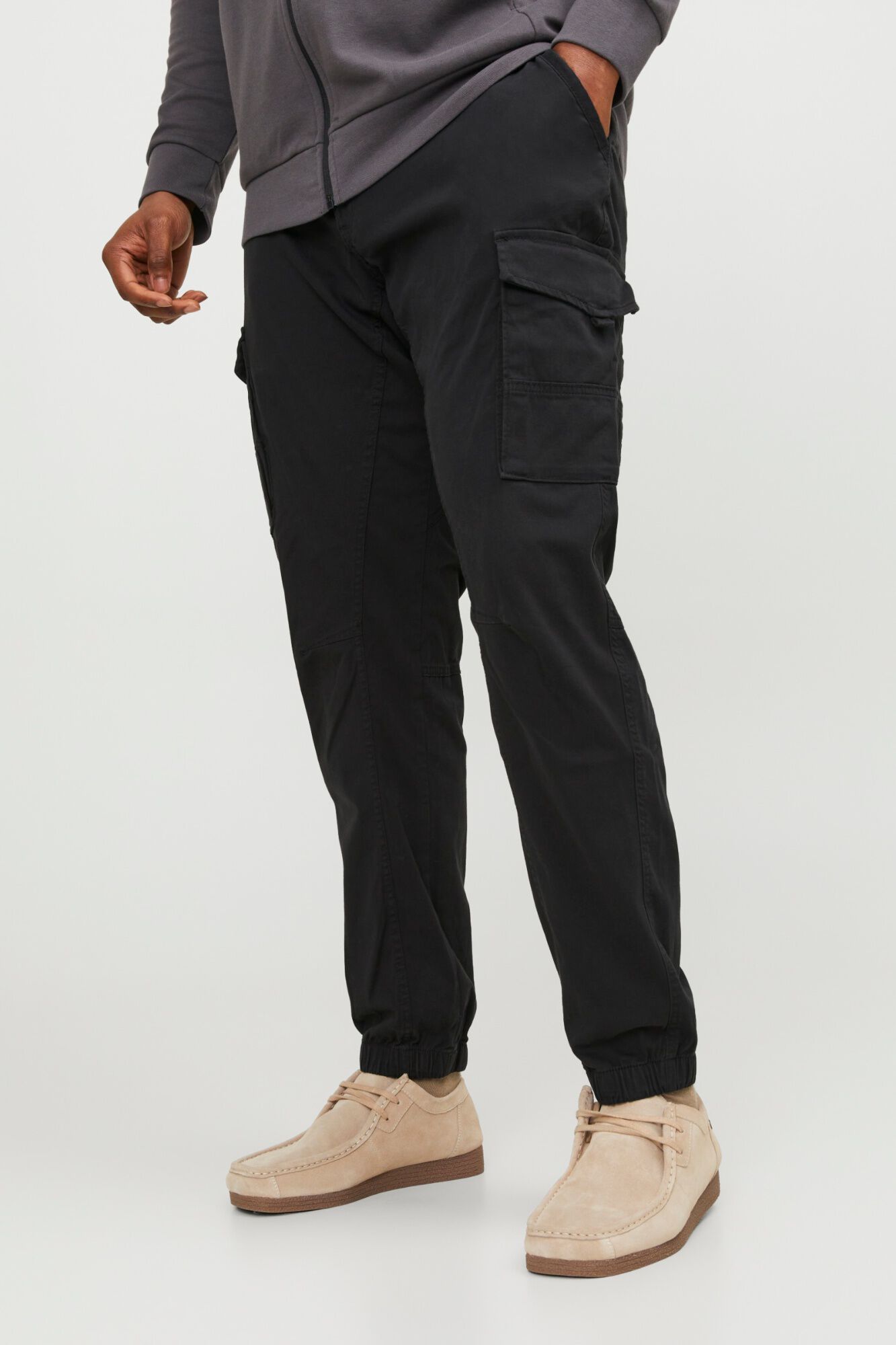 Jack & Jones PLUS Cal&ccedil;as cargo slim tapared fit PLUS