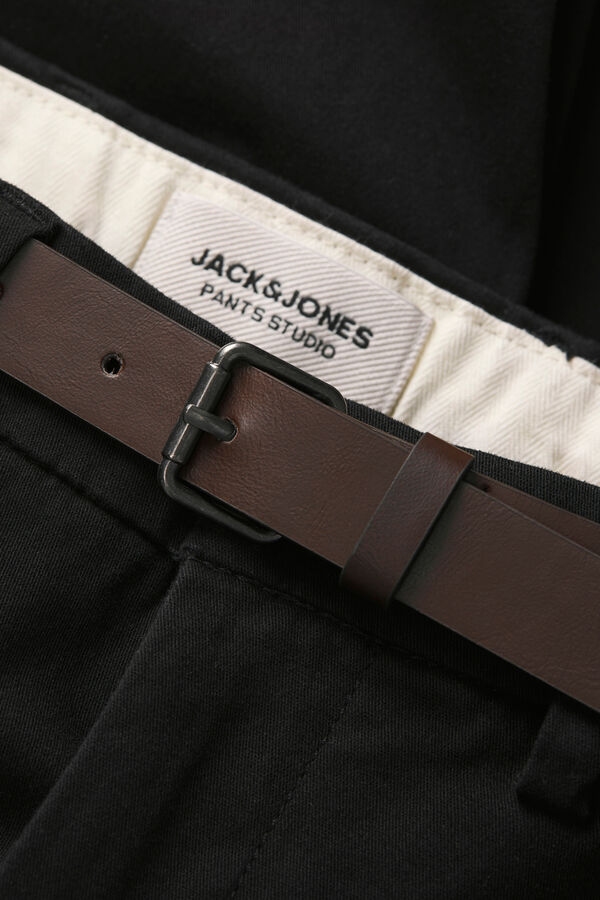 Jack & Jones Bermuda chino com cinto preto