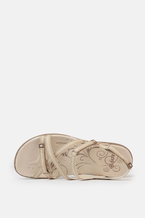 Izas Velcro hiking sandal nude