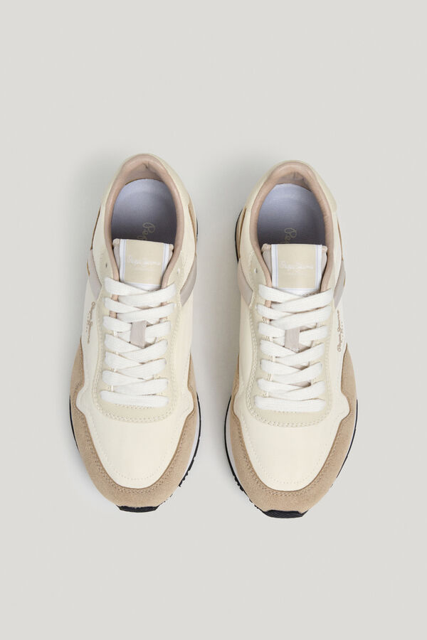 Pepe Jeans Sapatilhas estilo running bege