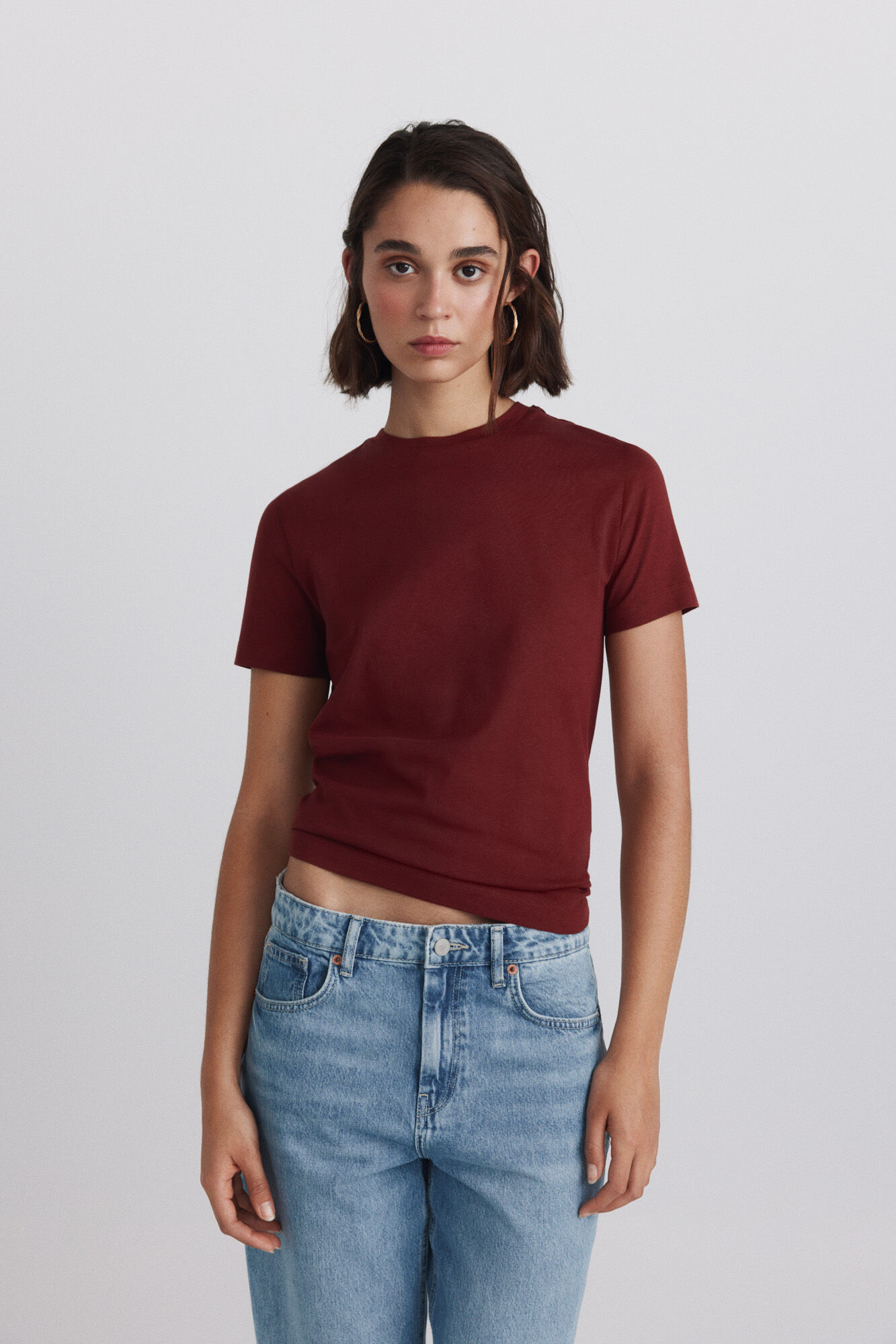 Springfield Camiseta b&aacute;sica algod&oacute;n lisa