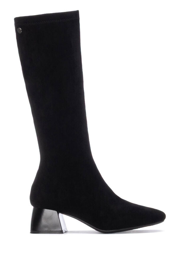 XTI Botas de camurça preto