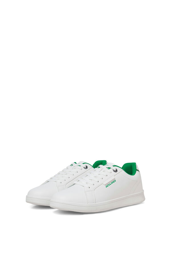 Jack & Jones Tênis masculinos clássicos branco