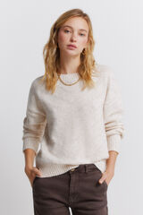 Springfield Camisola Chevron bege