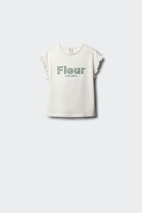 Springfield Kids T-shirt de manga curta bloom para menina