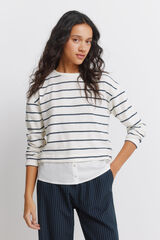 Springfield T-shirt Chenilla bimateria bege