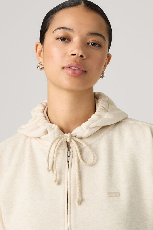 Levi's Sweatshirt com capuz bege