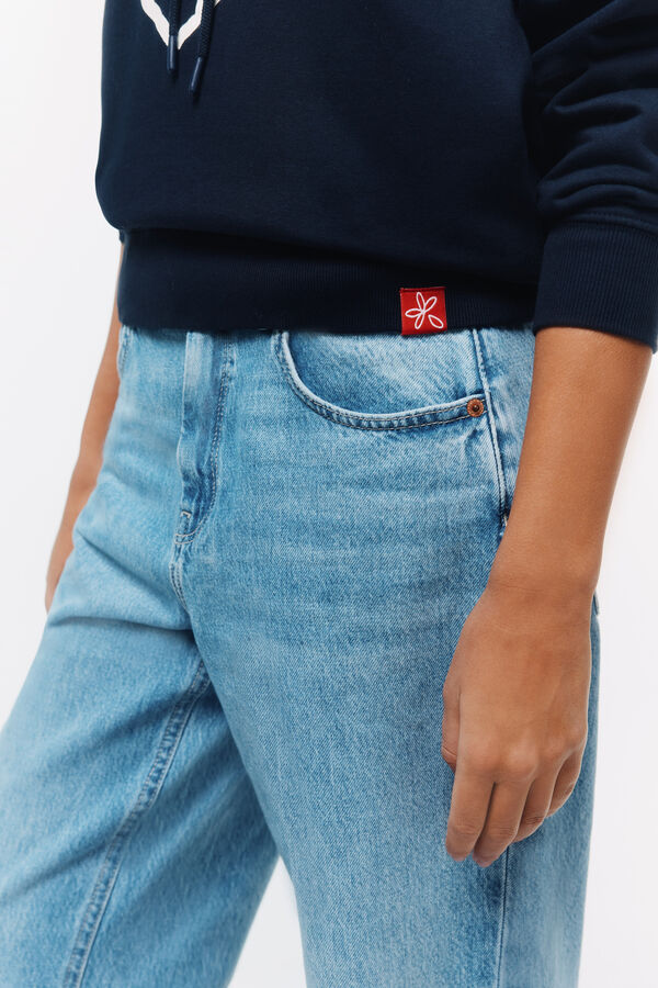 Springfield Sweatshirt duas flores preto