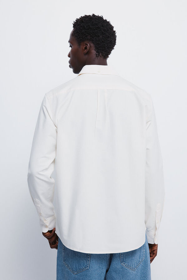Springfield Camisa Oxford colorida branco