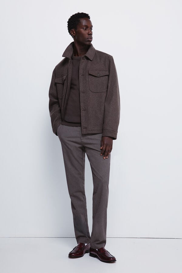 Springfield Calça estruturadas e slim fit cru