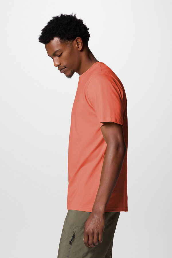 Columbia Camiseta para homem de algodão orgânico Columbia Rapid Ridge™ II vermelho