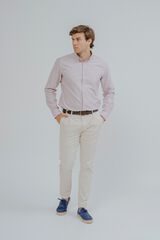 Celopman Camisa oxford vermelho