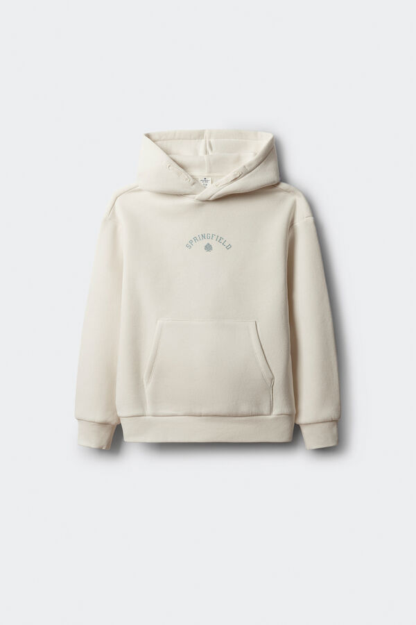 Springfield Kids Sweatshirt com capuz Springfield branco