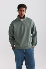 Springfield Sweatshirt gola camionista verde