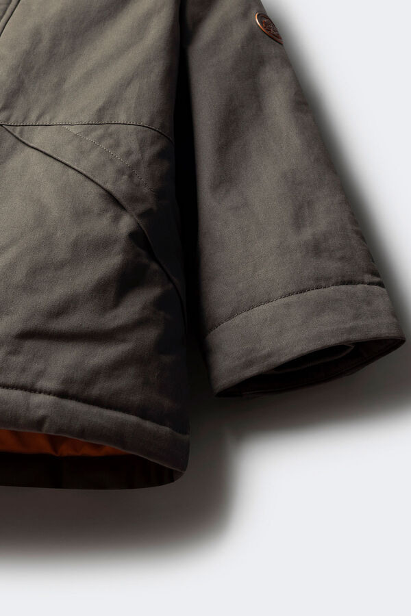 Springfield Kids Parka cinza para criança bege