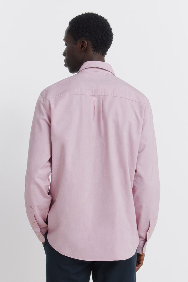 Springfield Camisa Oxford leve rosa
