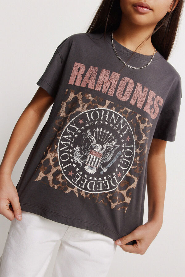 Springfield Kids T-shirt Ramones para menina cinzento