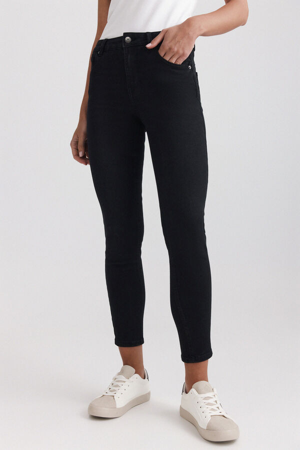 Springfield Jeans skinny push up preto