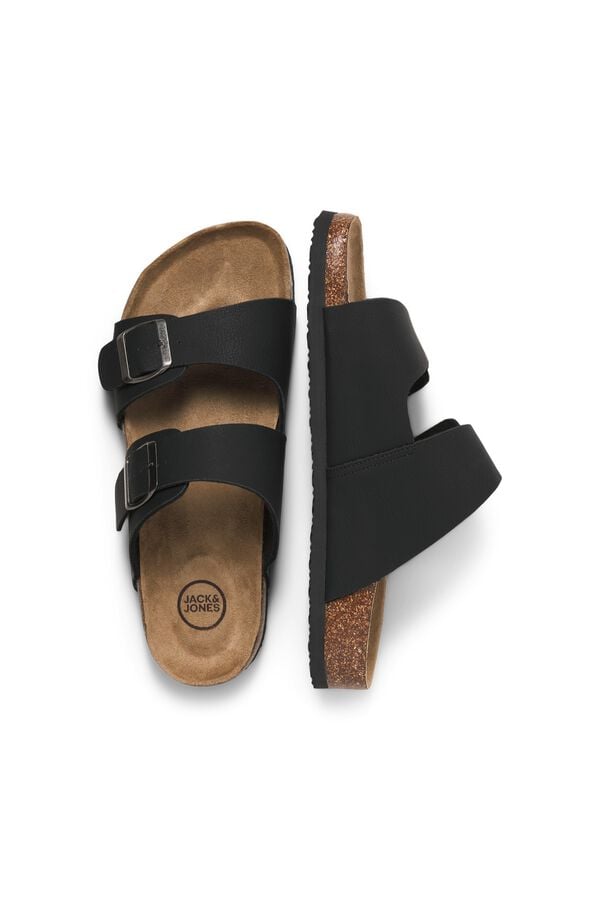Jack & Jones Lightweight sole buckle sandals black