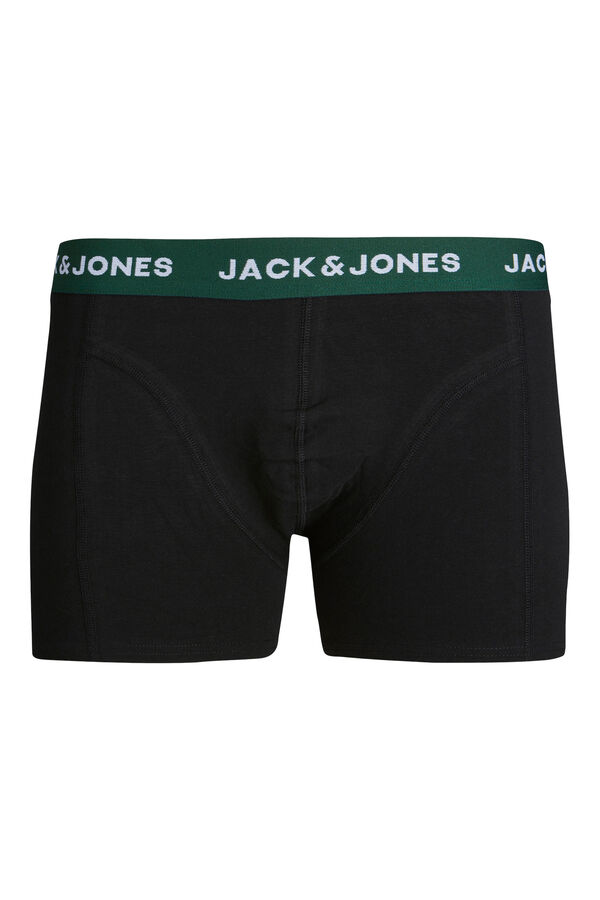 Springfield Pack de 3 boxers pretos de algodão PLUS verde escuro