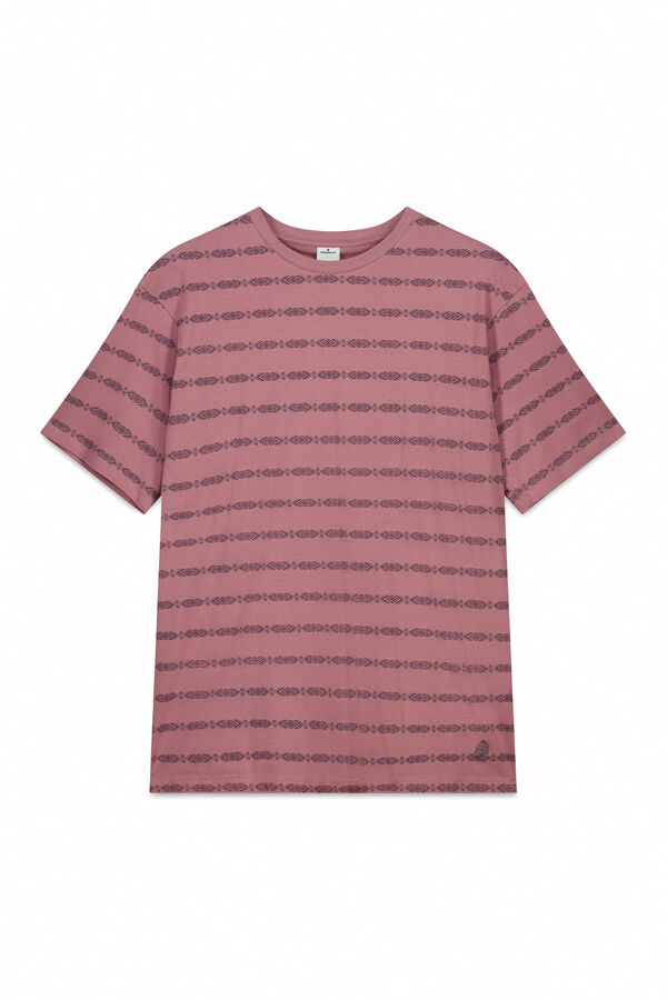 Springfield T-shirt Aop &eacute;tnica vermelho