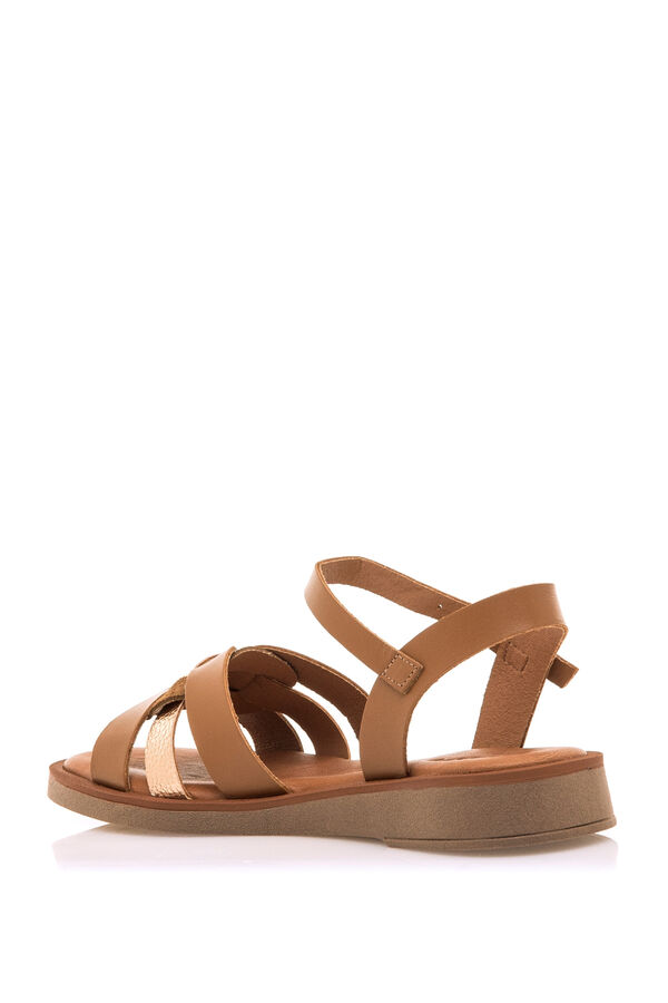 MTNG Sand&aacute;lia de couro cru