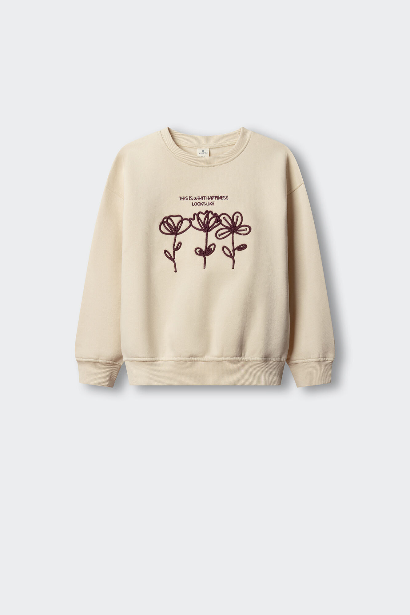 Springfield Kids Sweatshirt de flores com cord&atilde;o para menina