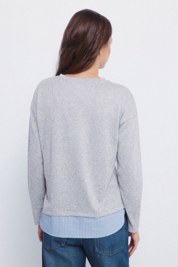 Springfield T-shirt combinada cinzento