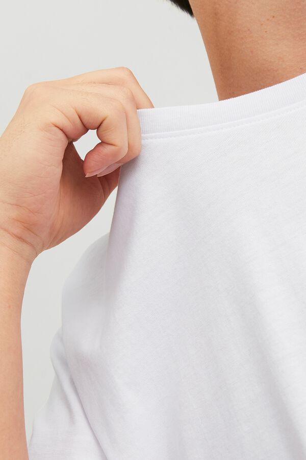 Jack & Jones T-shirt de manga curta com logo branco