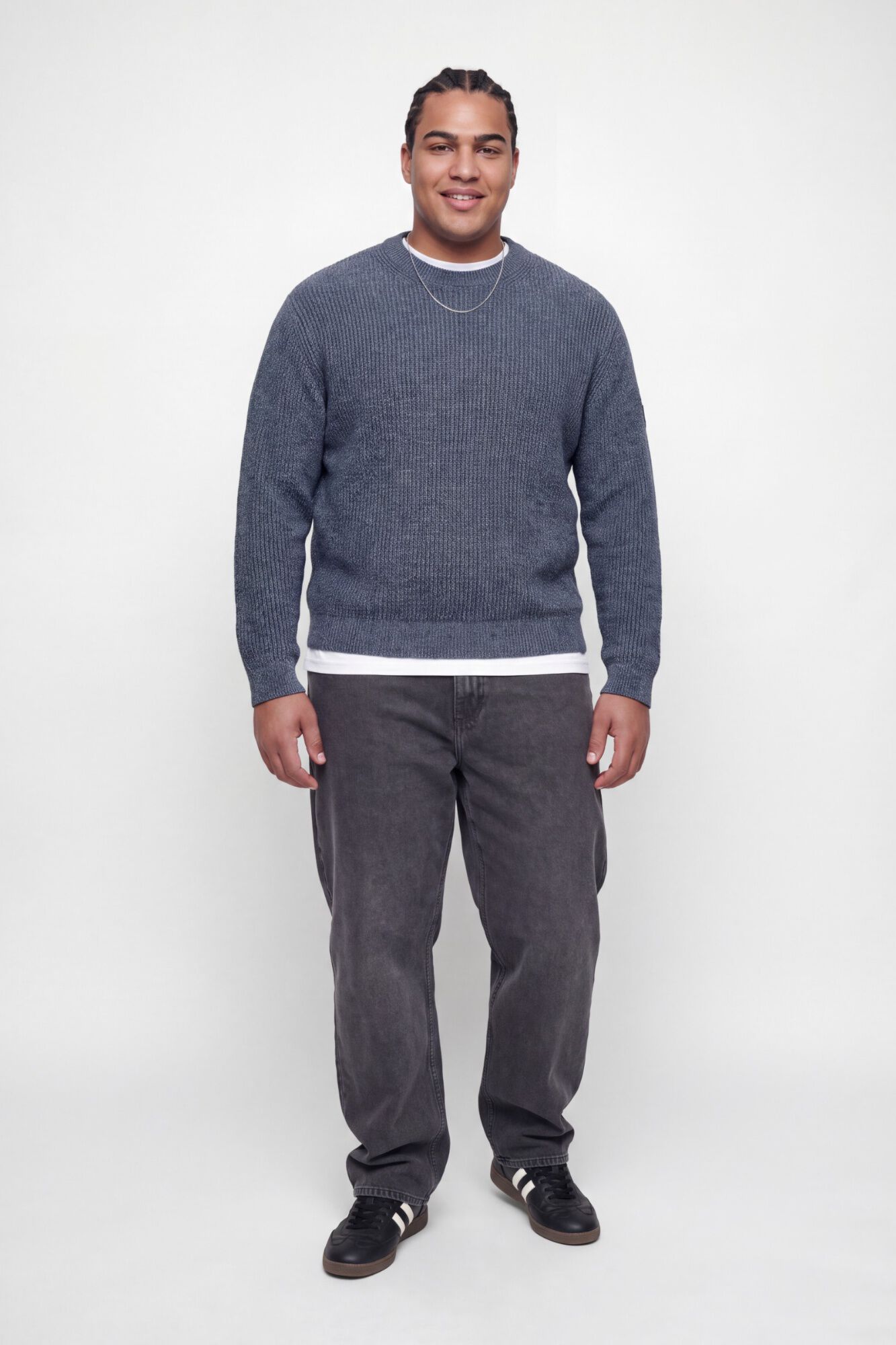 Jack & Jones PLUS Camisola de gola redonda