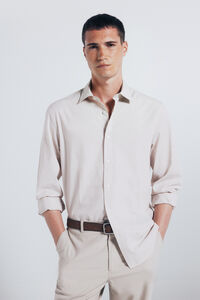 Springfield Camisa de algodão com debrum