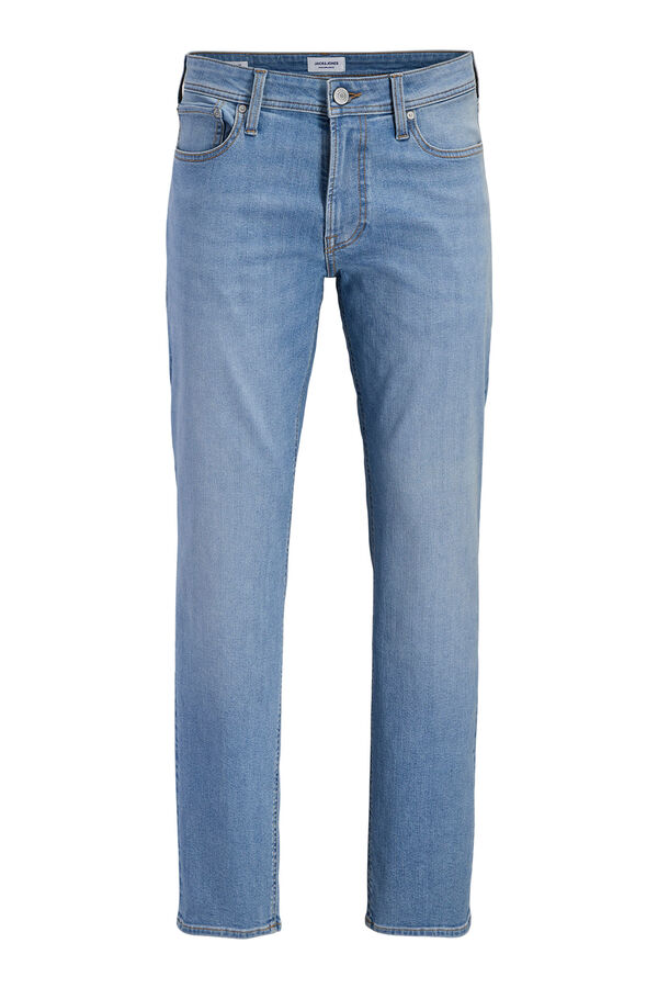 Jack & Jones cal&ccedil;a jeans de regular fit com cinco bolsos azul